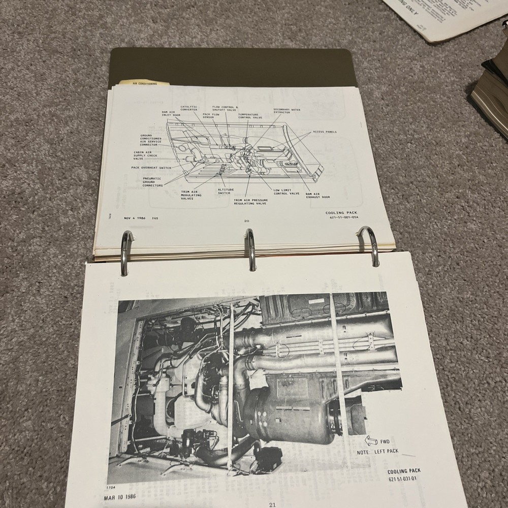 1980's Boeing 767-201ER Maintenance Training Manual
