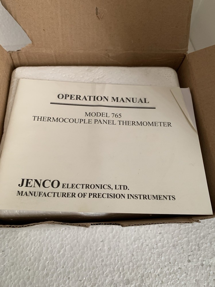 Jenco 765 Thermocouple Thermometer
