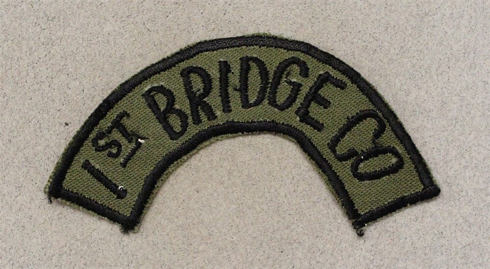 USMC Patch 1128: 1st Bridge Company arc - Thai Made