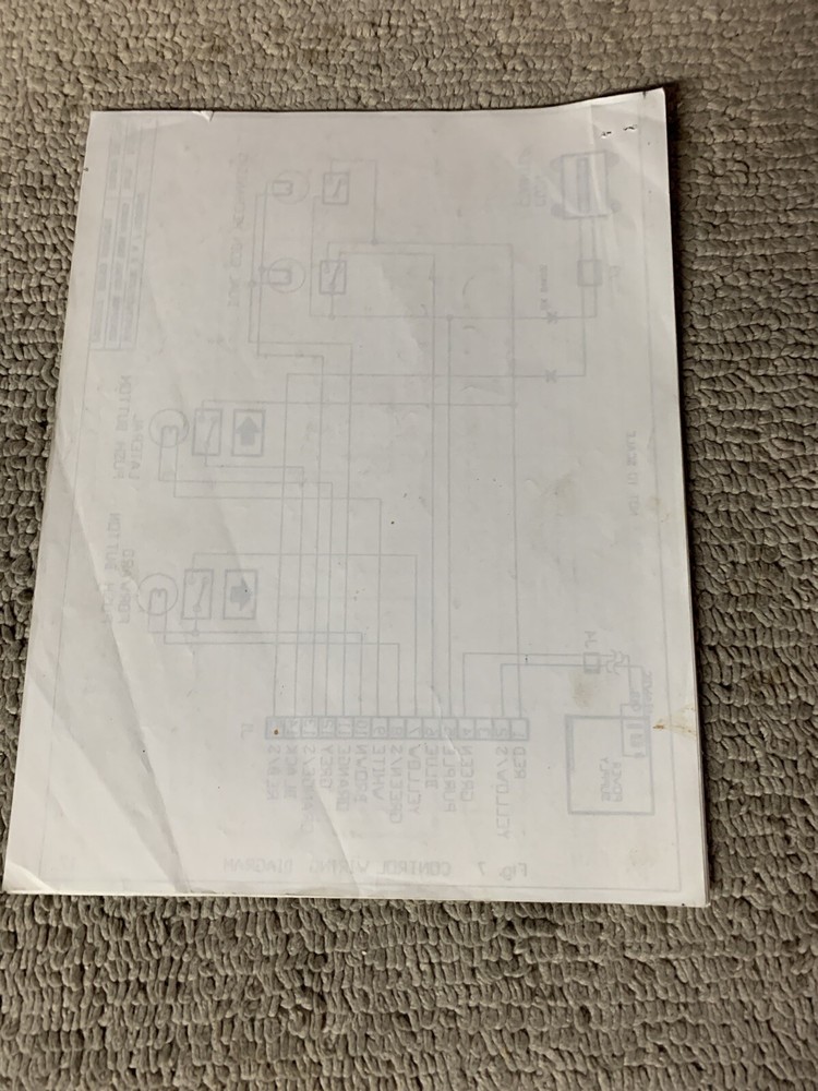 original Superscooper Crane Arcade game Manual
