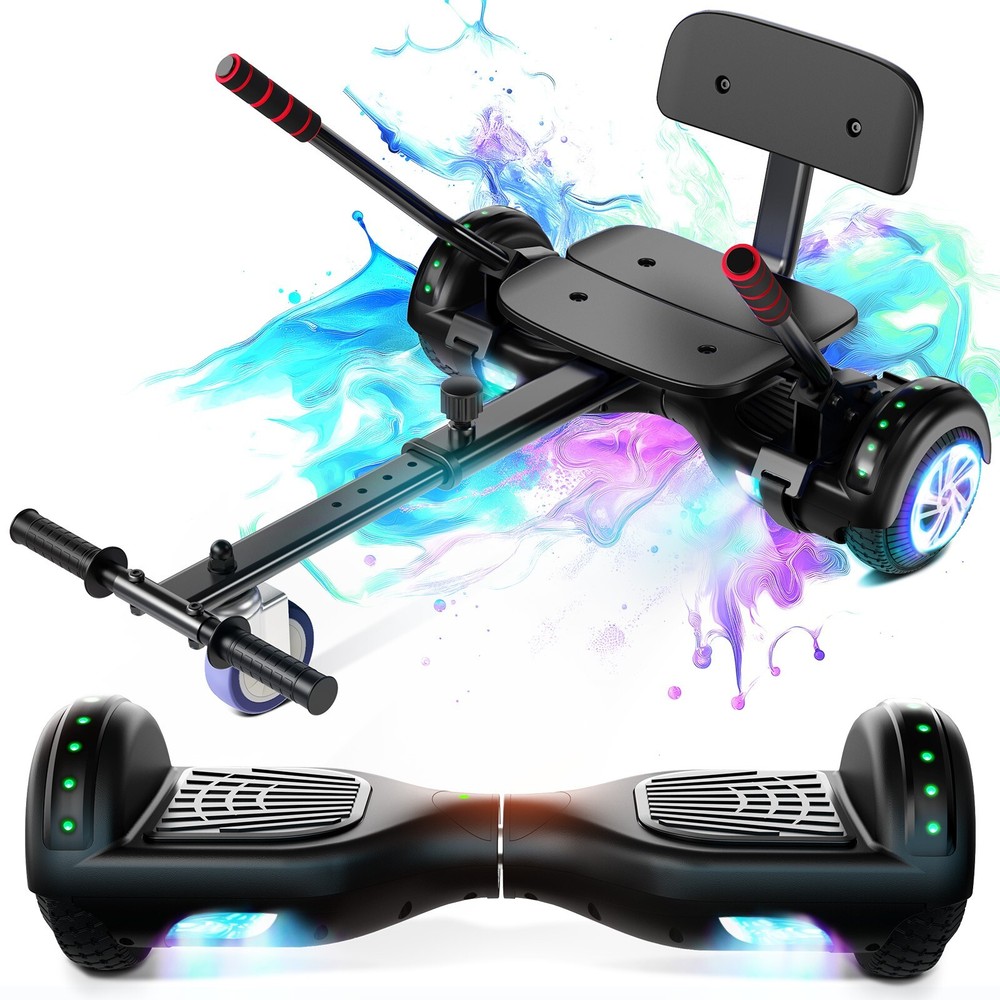 6.5'' Electric Hoverboard & Hoverkart LED Light Self-Balancing Bluetooth Speaker