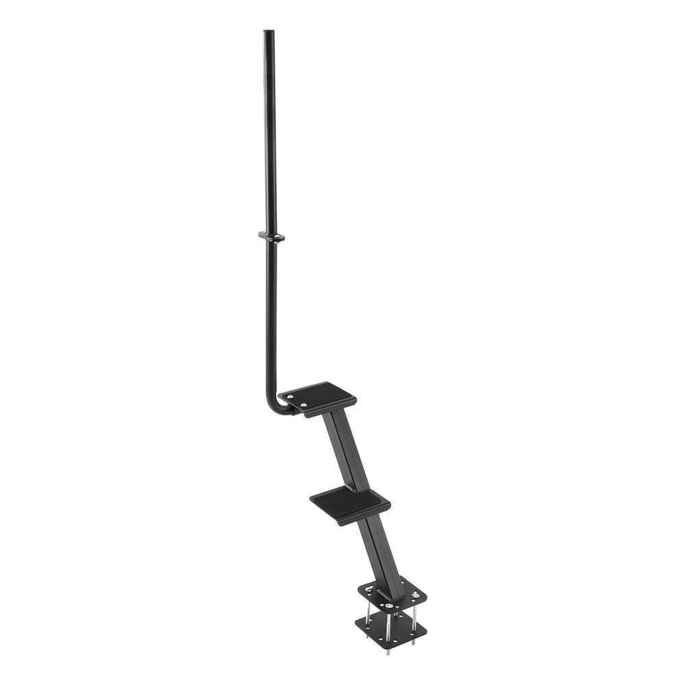 Uimoso Durable Boat Trailer Steps with Handle - 2-Step Bottom Mount Design