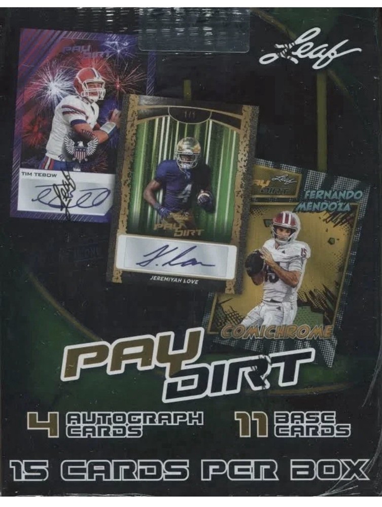 2026 LEAF PAYDIRT FOOTBALL HOBBY BOX