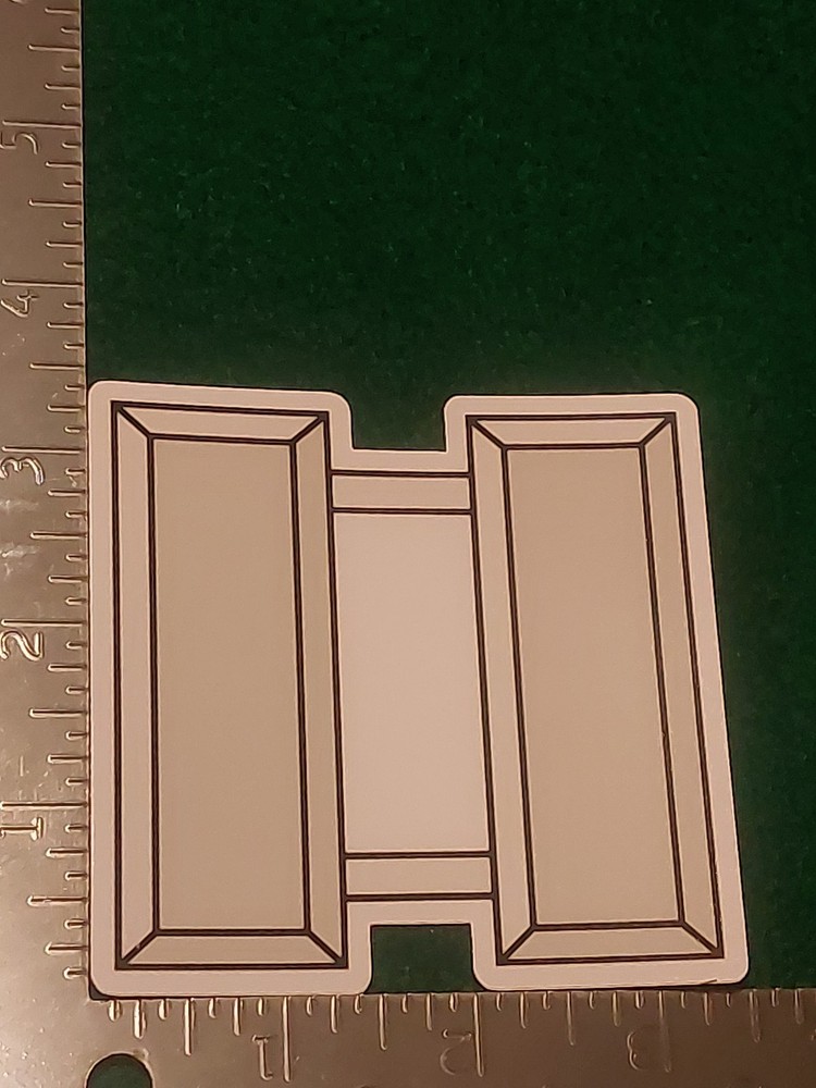 3.5X3.5  Inch USSF SPACE FORCE  CAPT CAPTAIN    STICKER