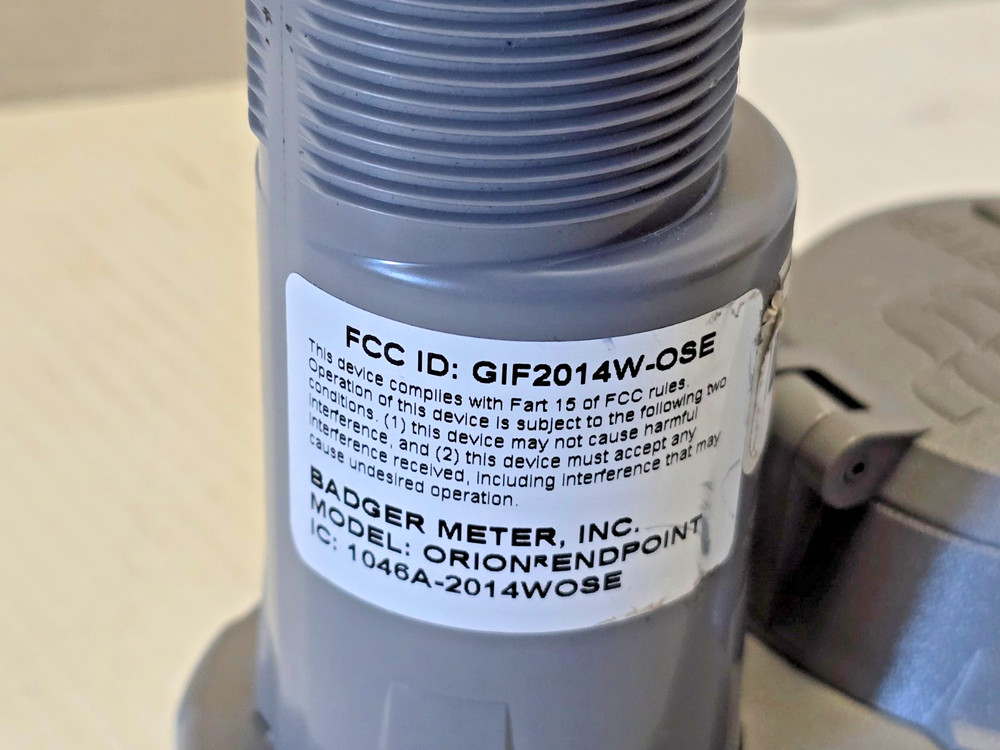 Badger Meter 170 HR-E 2" Water Meter Encoder w/Orion Cellular LTE-M Endpoint