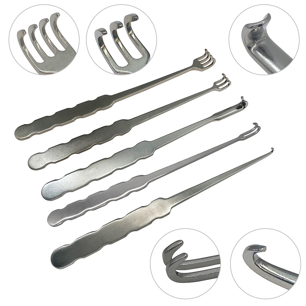 Skin Retractor Pull Hook Retractors claw Blunt 185mm Orthopedics Instruments