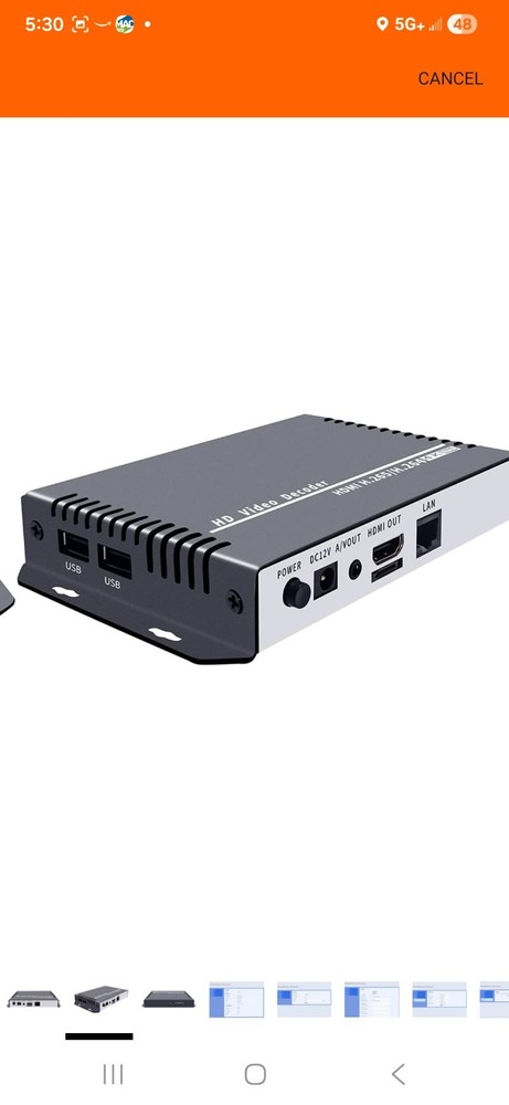 1080P Video Decoder - IPTV w/ HDMI & CVB -Stream Decoding RTMP/RTSP/RTP/UDP/HTTP