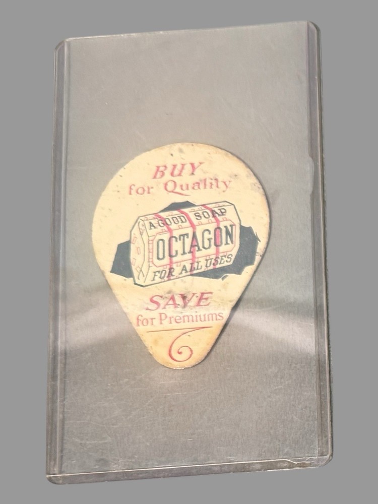 Vintage Octagon Soap Advertising Save for Premiums Noisy Snapper Jack