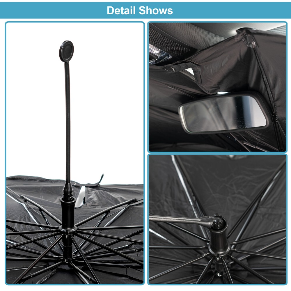Universal Car Windshield Sun Shade Umbrella Foldable Front Window Sunshade Cover