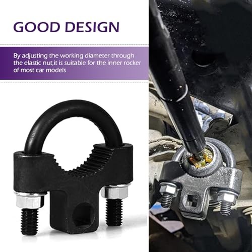Inner Tie Rod Removal Tool, 3/8" U-shaped Teeth Universal Low Profile Tool for