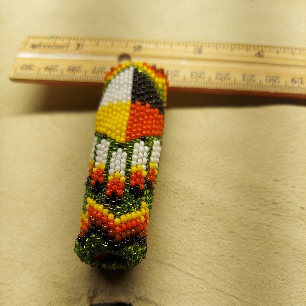 Beaded Lighter Case Medicine wheel