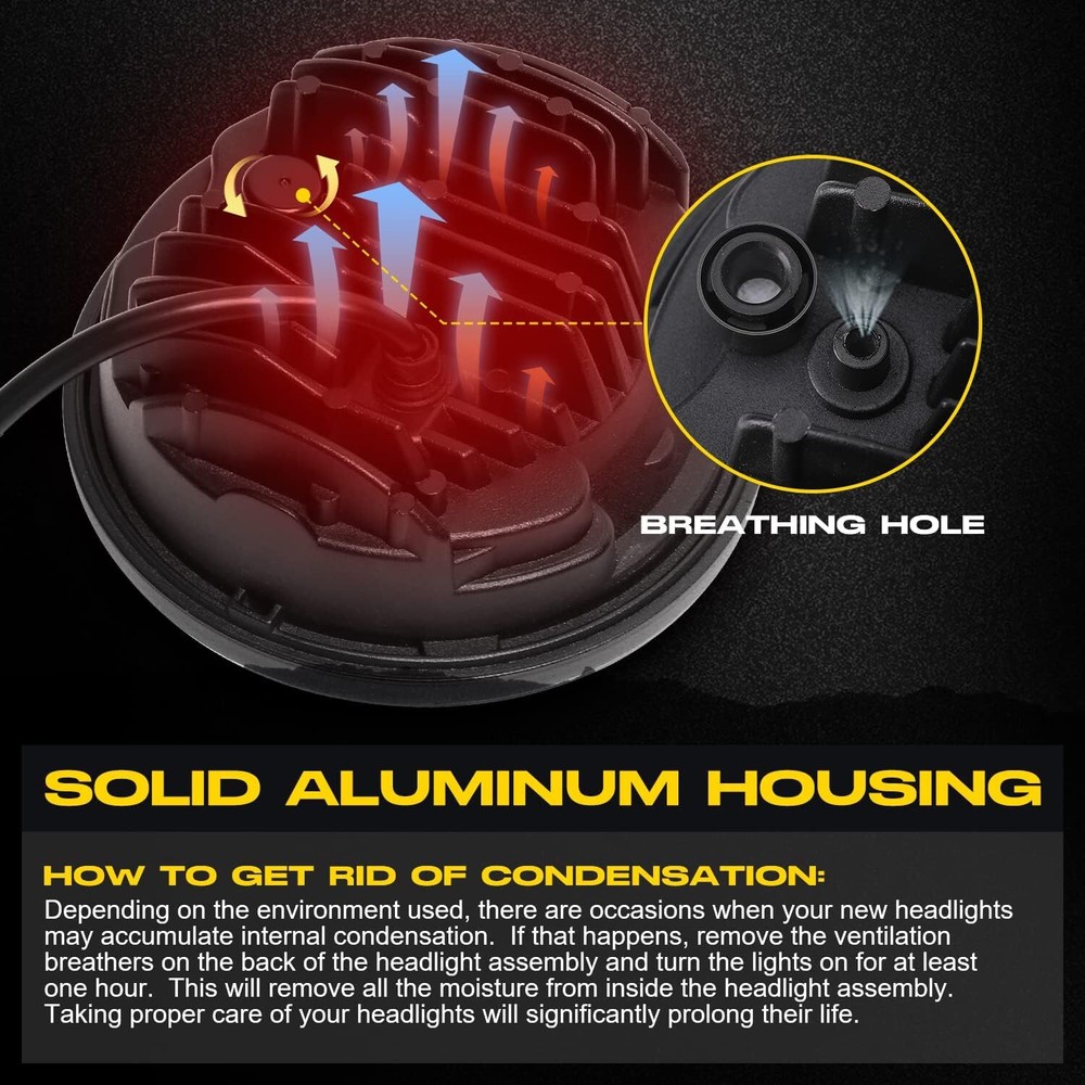 SPIDER 5.75 INCH CHROME PROJECTION DAYMAKER LED LIGHT BULB HEADLIGHT for Harley