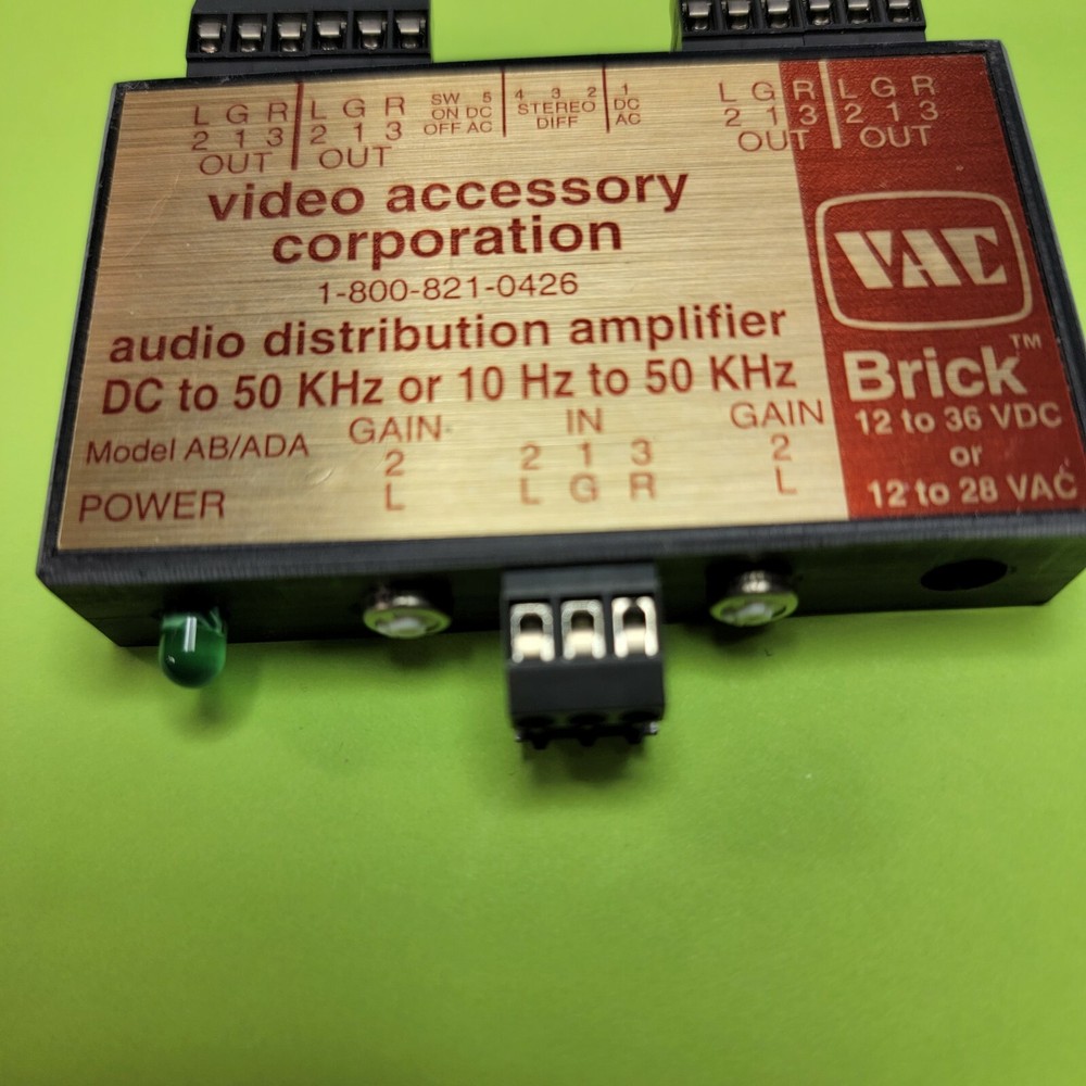 VAC Model AB/ADA Mini-Brick AUDIO Distribution Amplifier