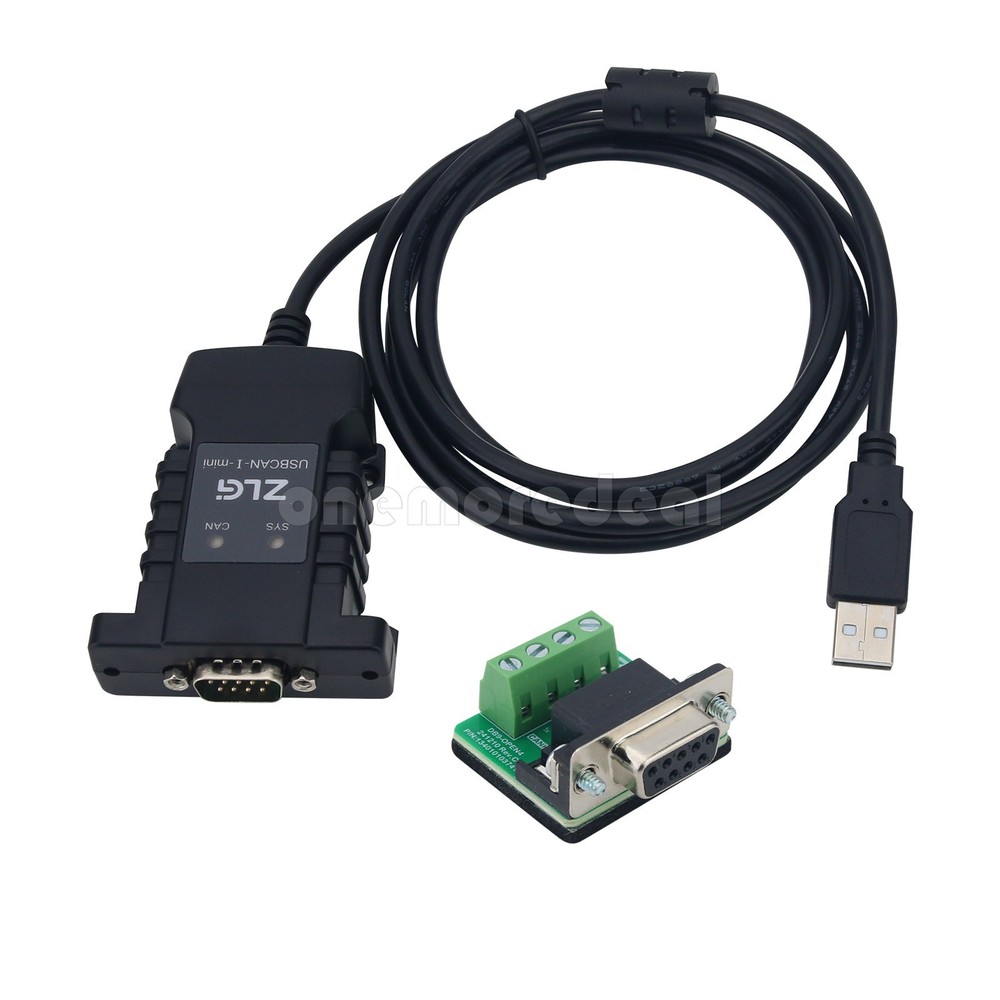 ZLG USBCAN-I-mini USB CAN Analyzer to CAN Adapter CAN Interface Card for Linux