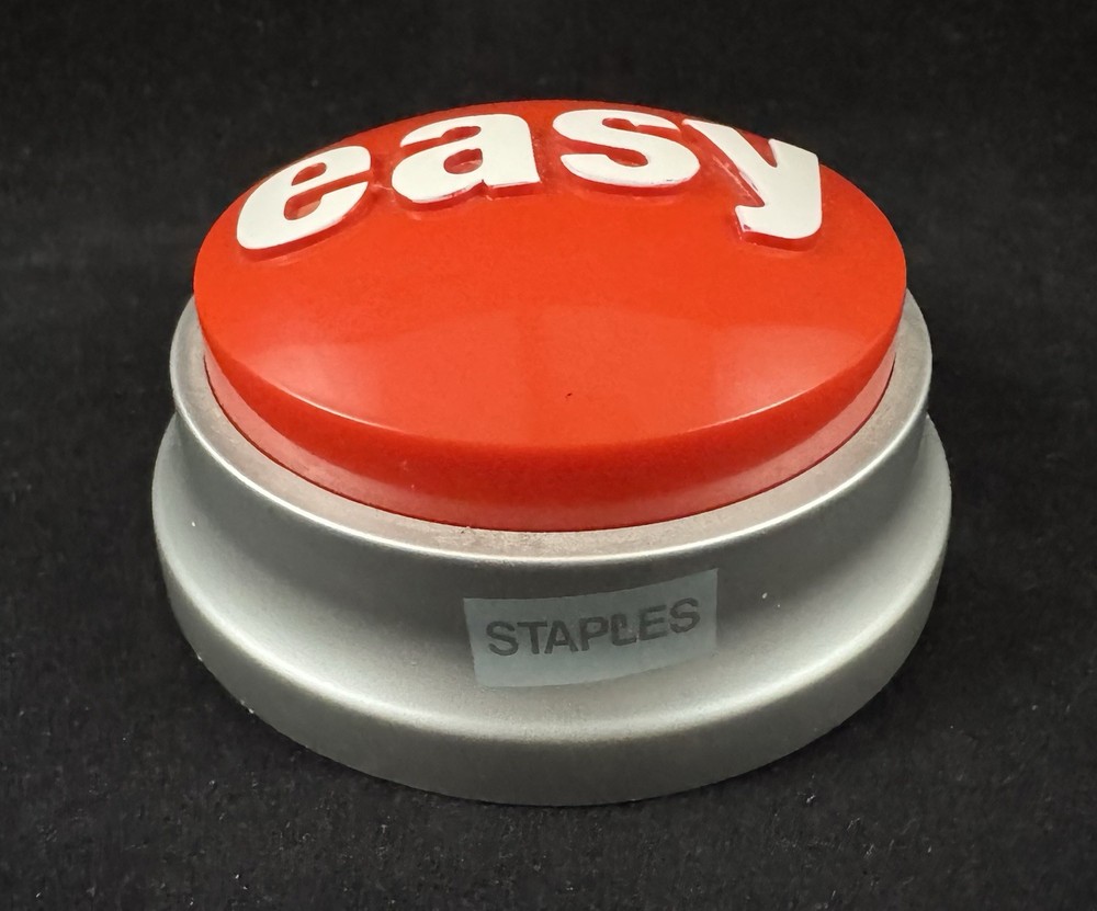 Vintage Original Staples Easy Button