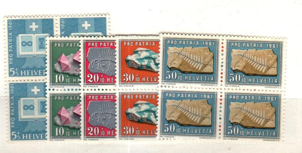 Switzerland Scott B303-7 Mint NH blocks [TK257]