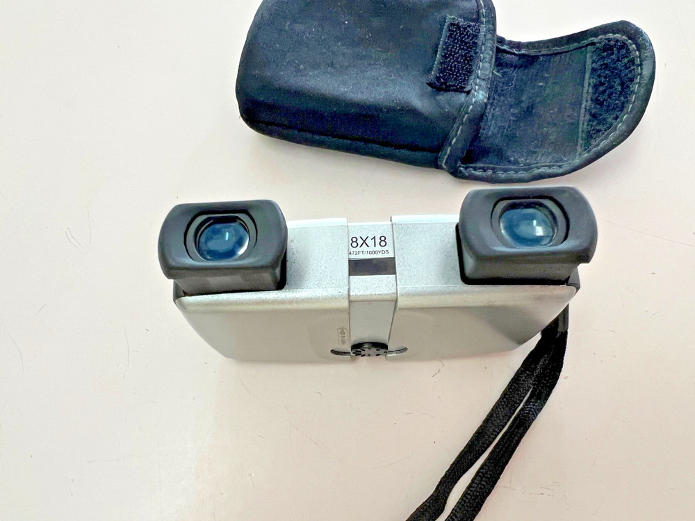 Sharper Image binoculars, compact 8 x 18, shows, concerts, EUC