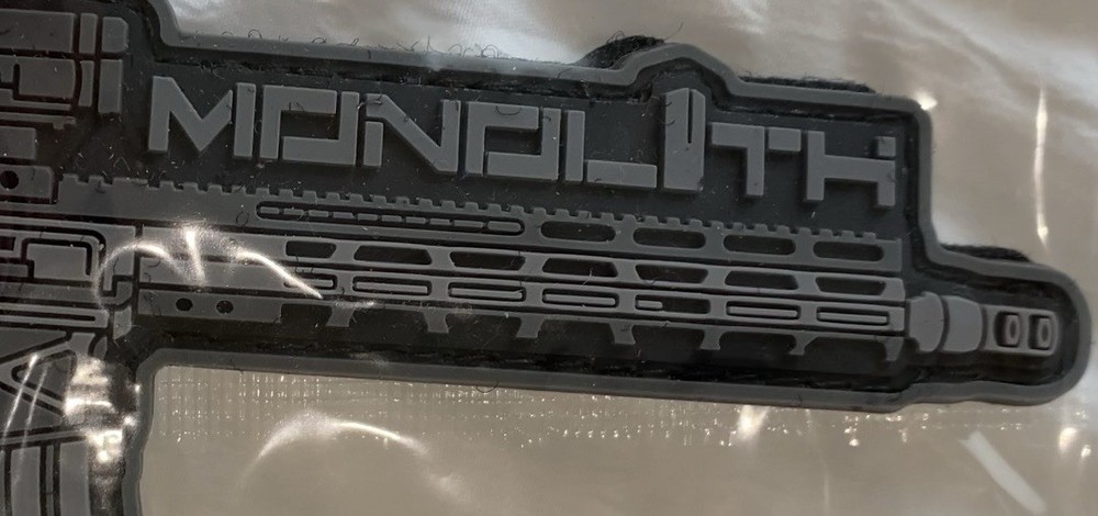 SHOT 💥 Show 2026 Global Ordnance “Monolith” PVC Morale Patch, Hook & Loop, NEW!