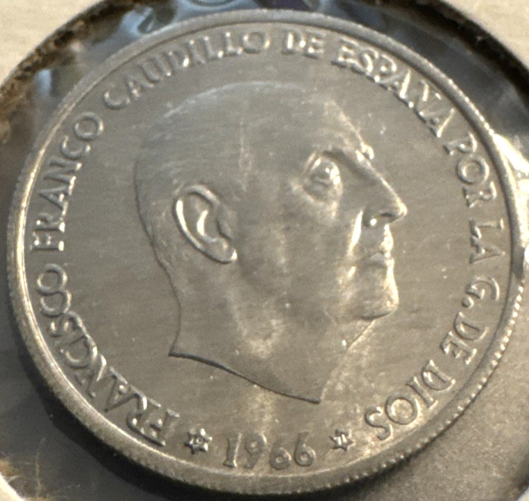 1966 Spain 50 Centimos