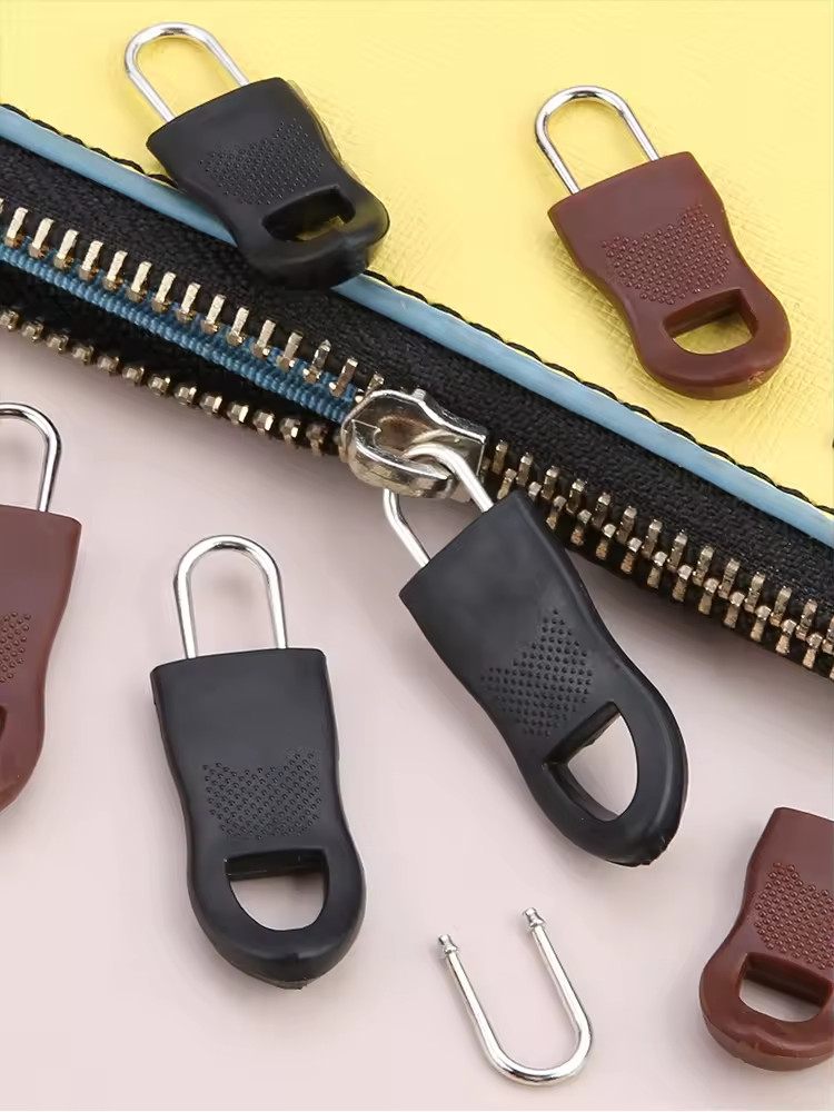 8/10PCS Removable Zipper Head Puller Tool Free Replacement for Bags Clothes