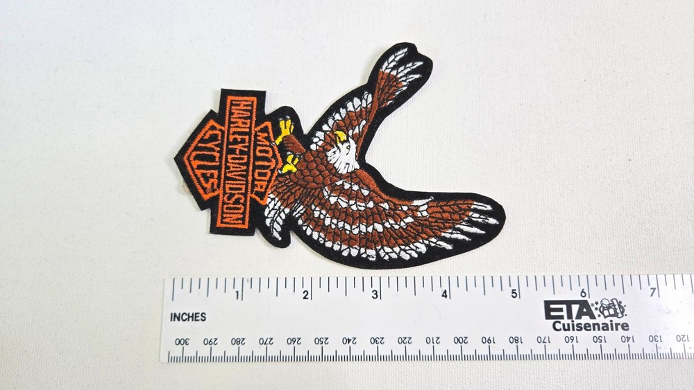 Harley-Davidson Motorcycles Eagle Patch & Bros Club Eagle Patch + Sticker