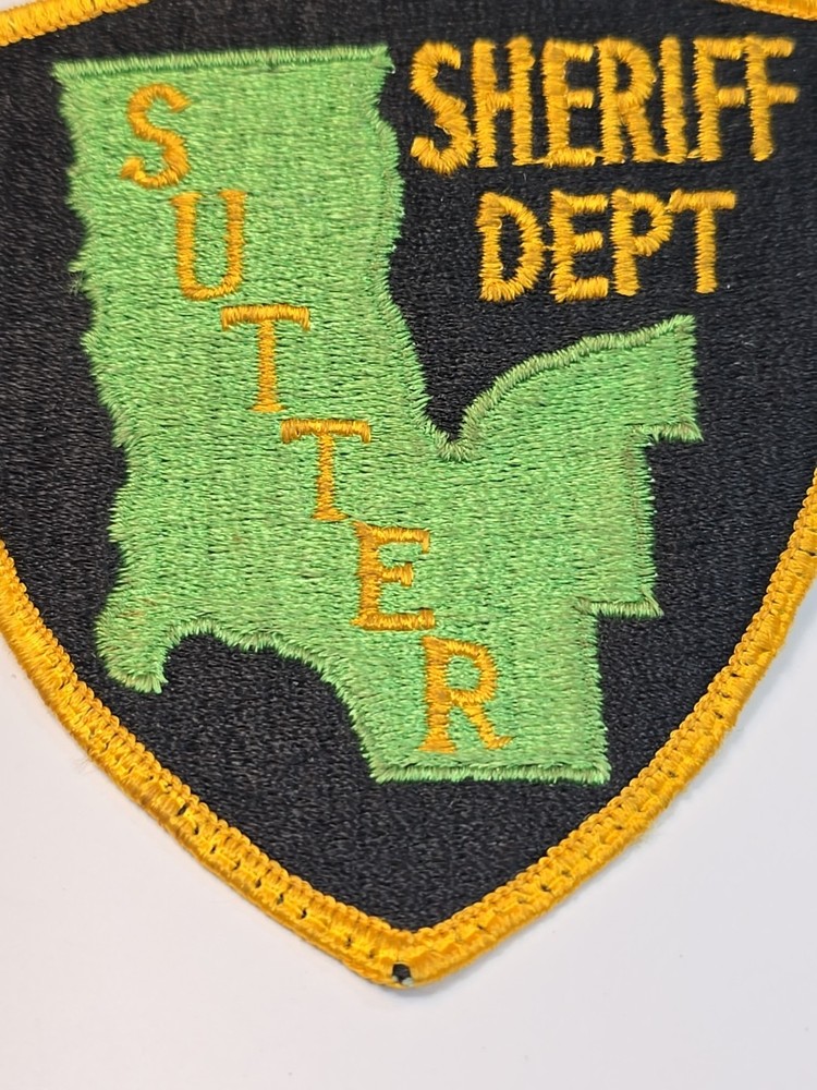 Sutter County Sheriff Dept Sew-on Patch California