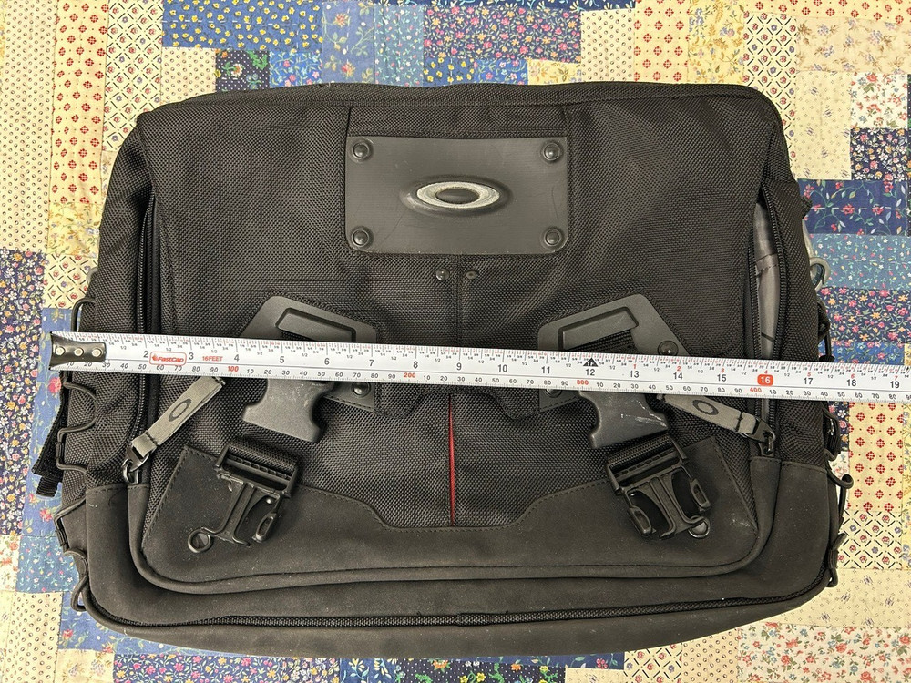 Oakley computer bag 2.0 Black Messenger Tactical Pack w/ Strap Pockets