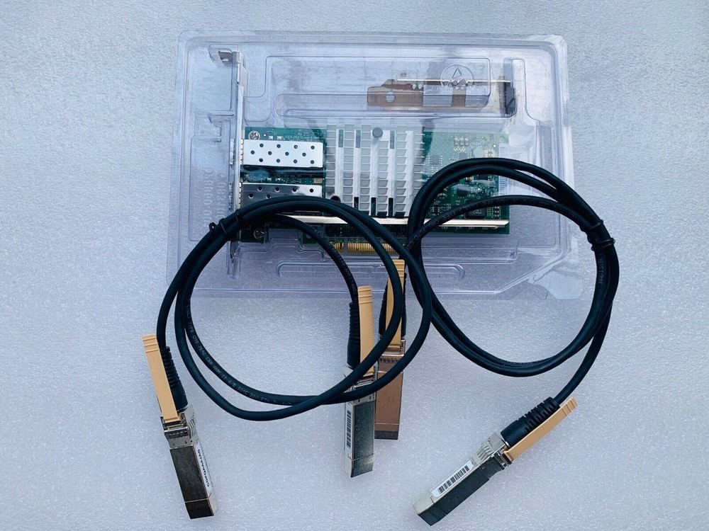 Intel X520-DA2 10Gbps Network Server Adapter E10G42BTDA FTLX8571D3BCV-IT SFP MMF
