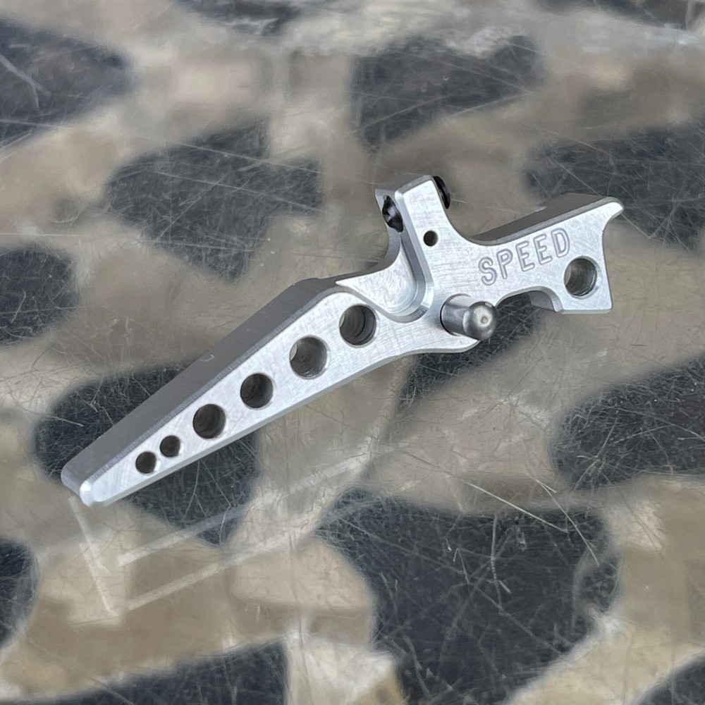NEW Speed Airsoft M4/M16 Tunable Blade Trigger - Silver (SA3034)