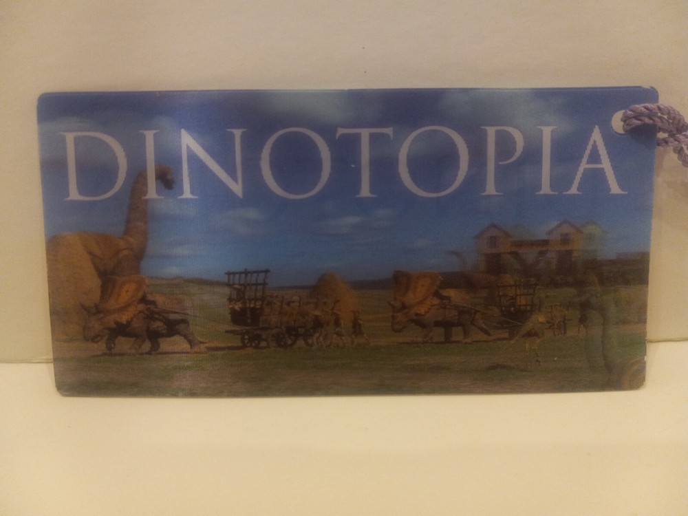 Hallmark 2002 Dinotopia Bookmark Motion Type 3-D Effect Bookmark - RARE!