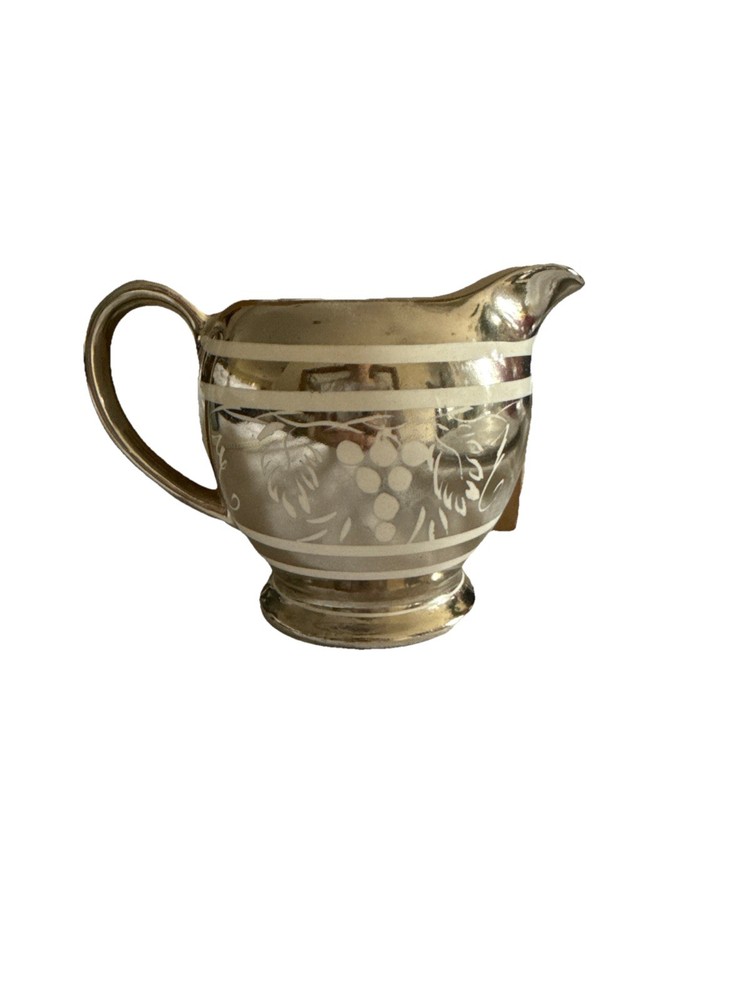 Sadler Creamer, Silver and White