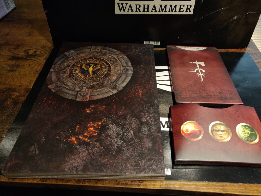 AOS Warhammer Rulebook 4.0 with Accessories Used