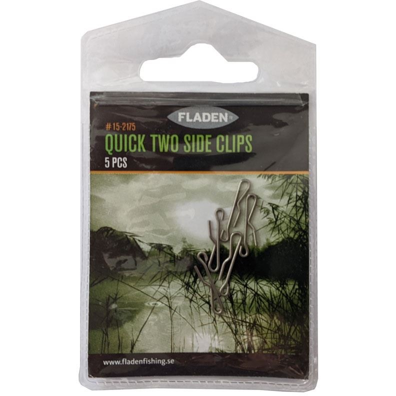 Fladen Quick Two Side Clips 5pk