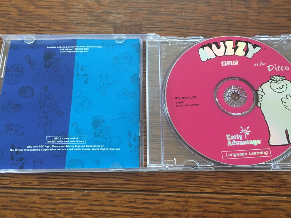 Muzzy at the Disco Early Advantage Language Learning BBC CD-ROM +!