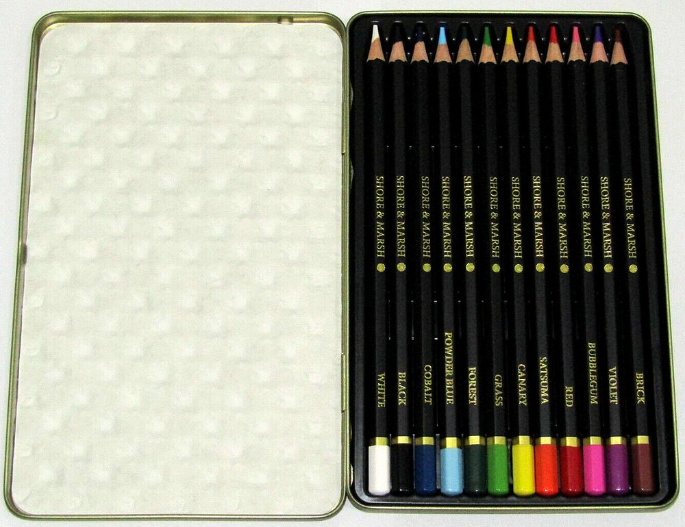 Shore & Marsh Assorted Colouring Pencils 12 Pack