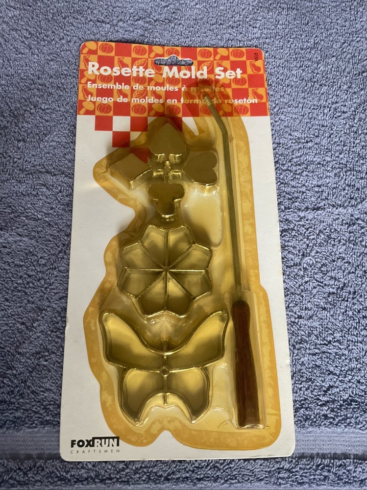 Vtg Rosette Mold Set In Package Fox run