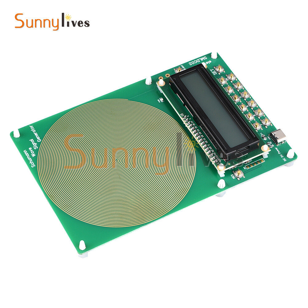 Schumann Wave Generator Pulse Sine Frequency +3.5MM Audio Output Connector +Case