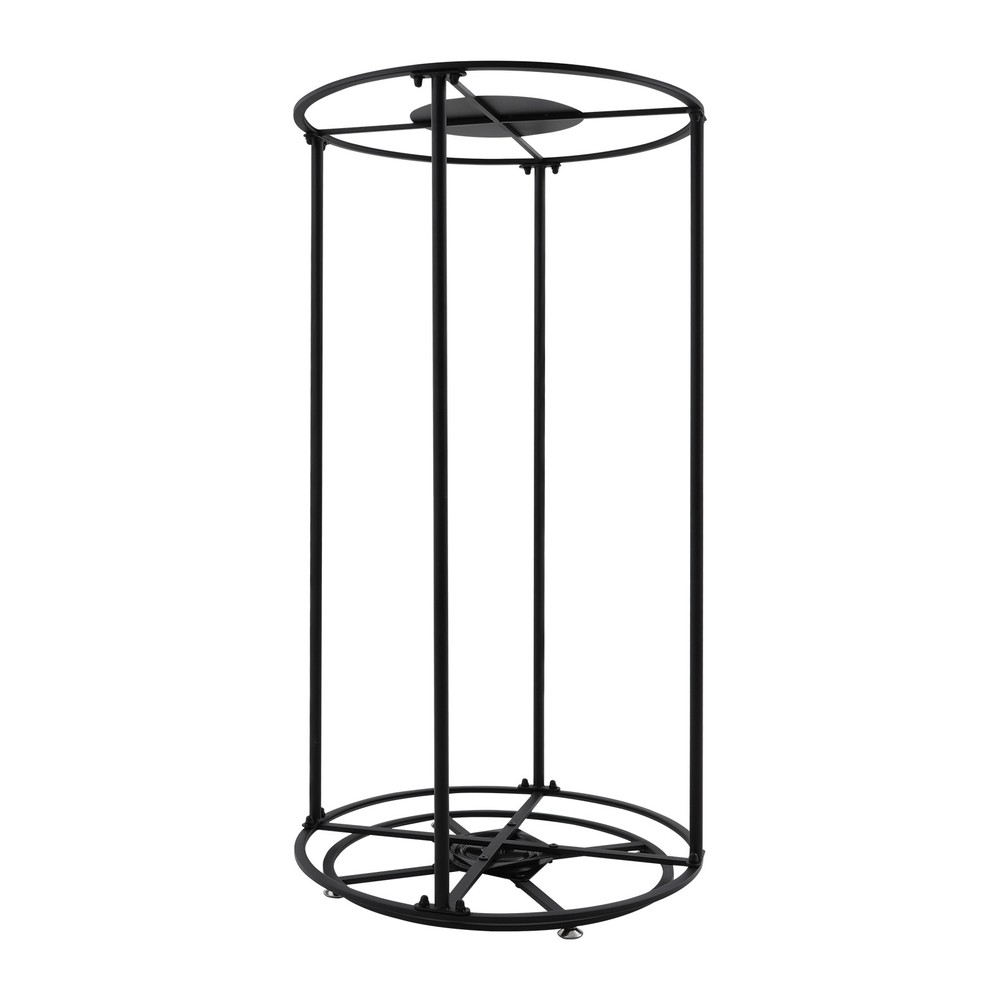 360° Rotatable Garment Display Rack Free Standing Round Clothes Display Stand