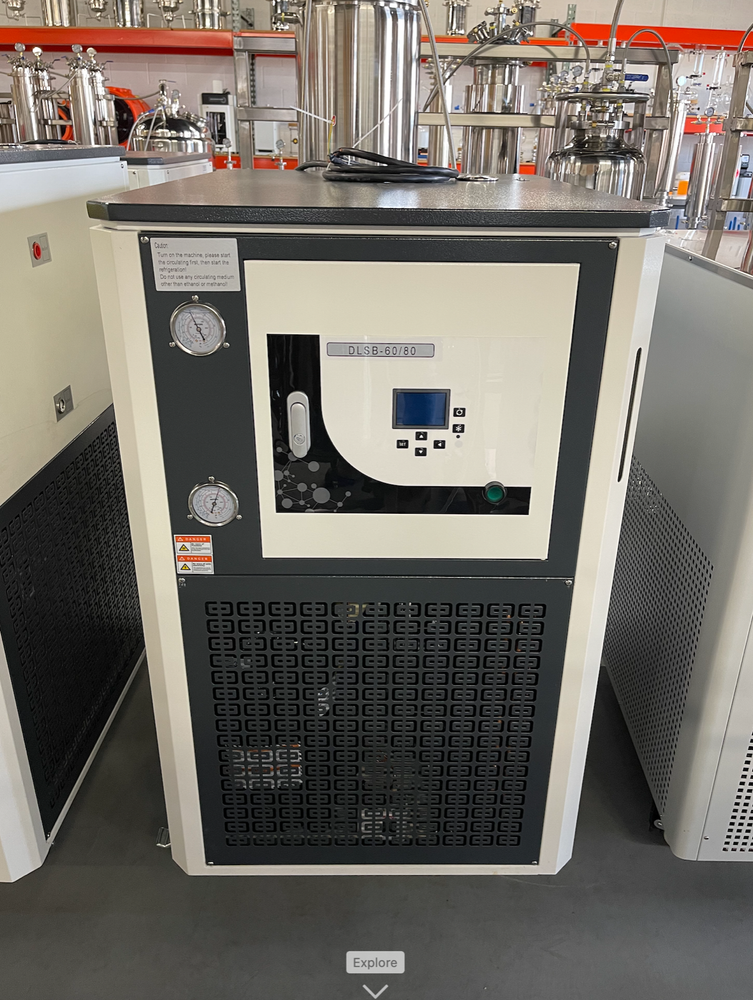 60L -80C Ultra Low Recirculating Hermetic Chiller - INTEC Extraction Solutions