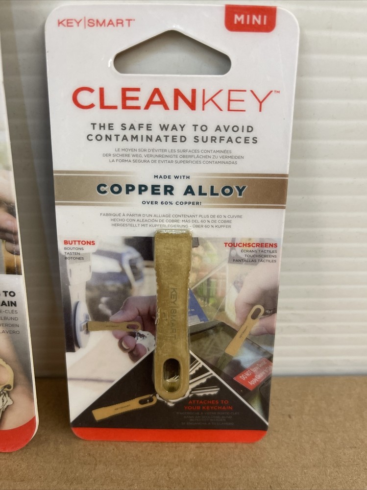 CleanKey & CleanKey Mini Copper Alloy tool For Avoiding Contaminated Surfaces