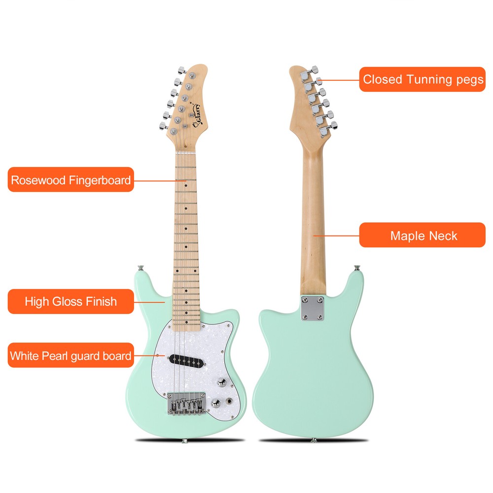 6 String Mini Electric Guitar Kit with 5W Amplifier Bag Strings Strap Plectrum