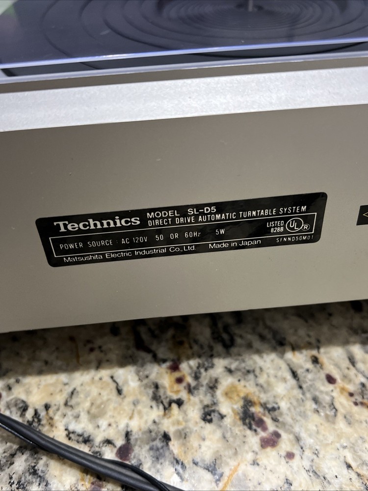 ⭐️Technics SL-D5 Turntable SERVICED ⭐️