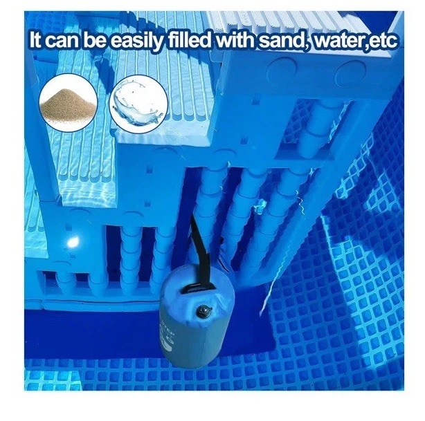 Universal Pool Ladder Step Weights 30L Large Pool Steps Fillable Sand Bags