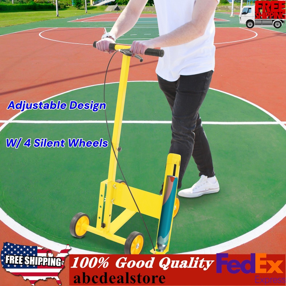 Striping Line Marking Machine Multi-Function Score Line Striping Machine 4-Wheel