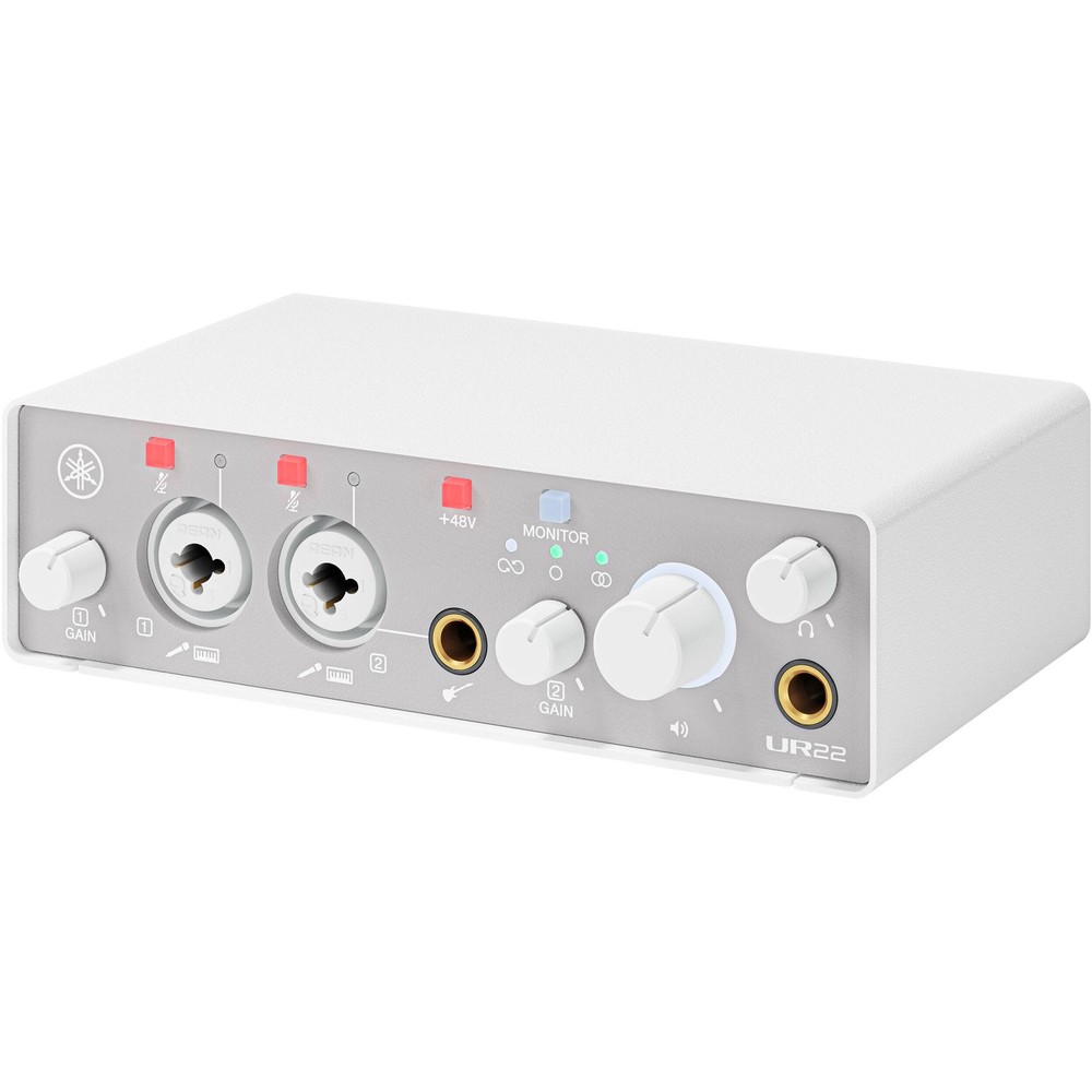 Yamaha UR22 MK3 2x2 USB-C Audio Interface, White