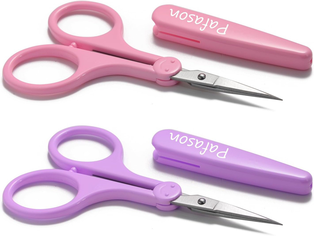 Small Travel Craft Scissors Set Straight Precision Tip All Purpose for Scrapbook