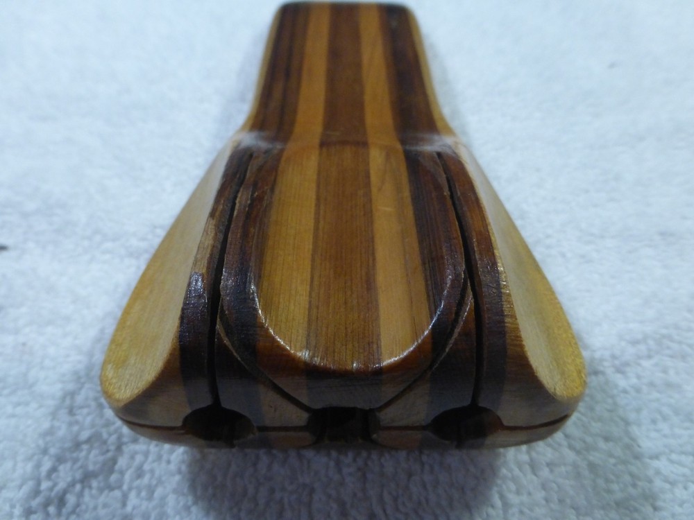 VINTAGE WOODEN DARTS CASE