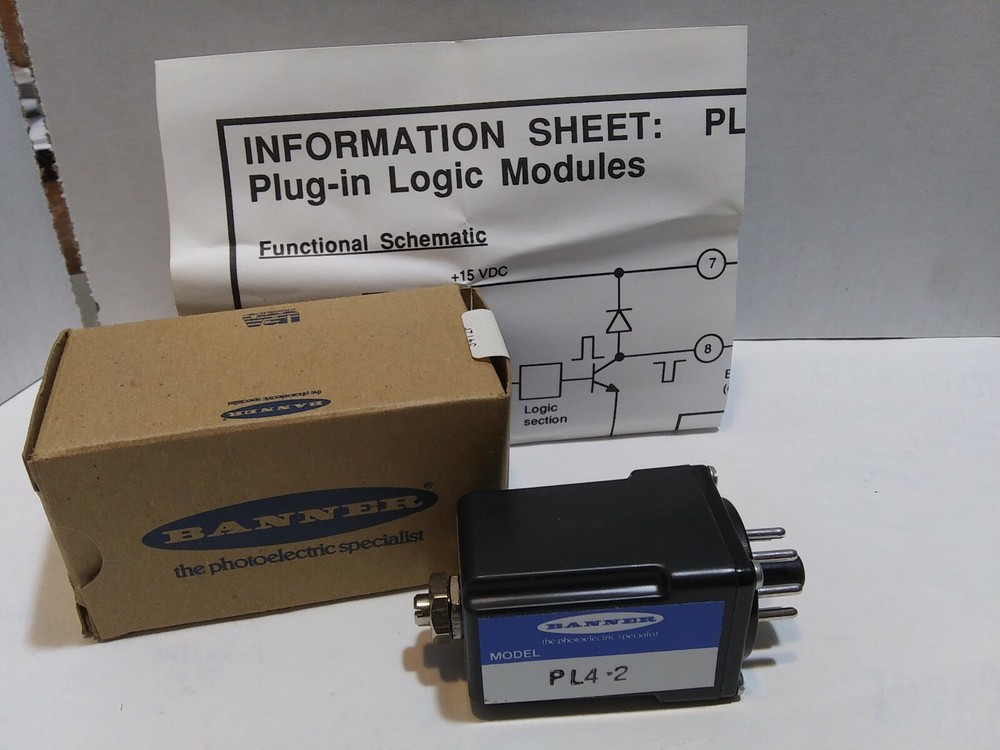 Banner PL4-2 16404 Time Delay Relay