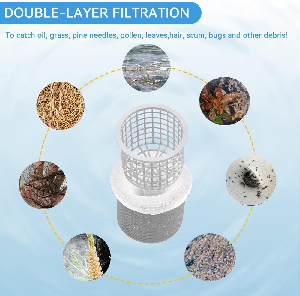 Surface Float Skimmer, No Installation Required, No Adjustable Bracket Required