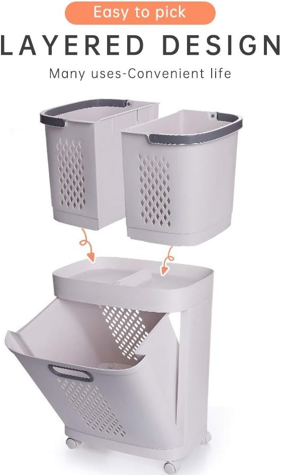 Removable Laundry Basket Classification Thickened Storage Rack Household